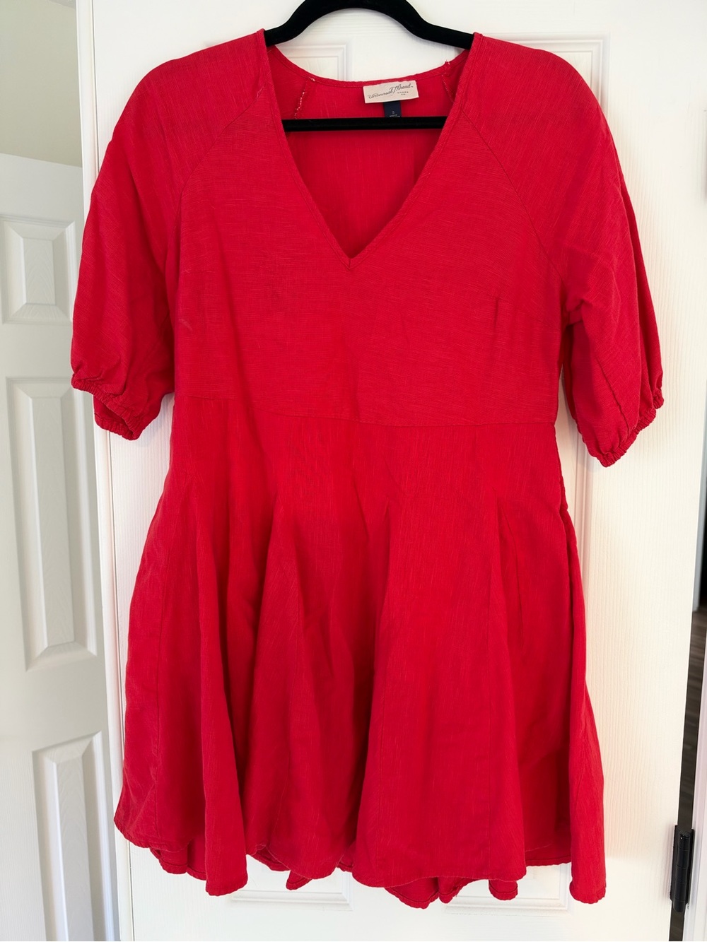 Universal Threads Red V-Neck Dress
